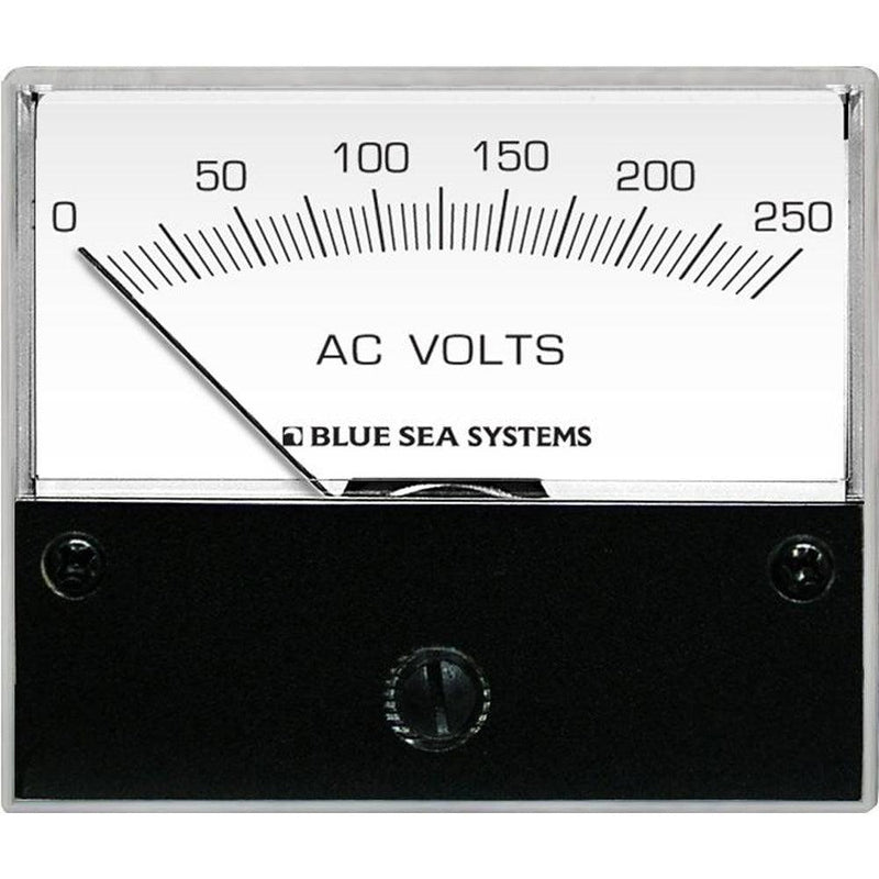 Blue Sea 9354 AC Analog Voltmeter 0-250 Volts AC [9354] - Wholesaler Elite LLC