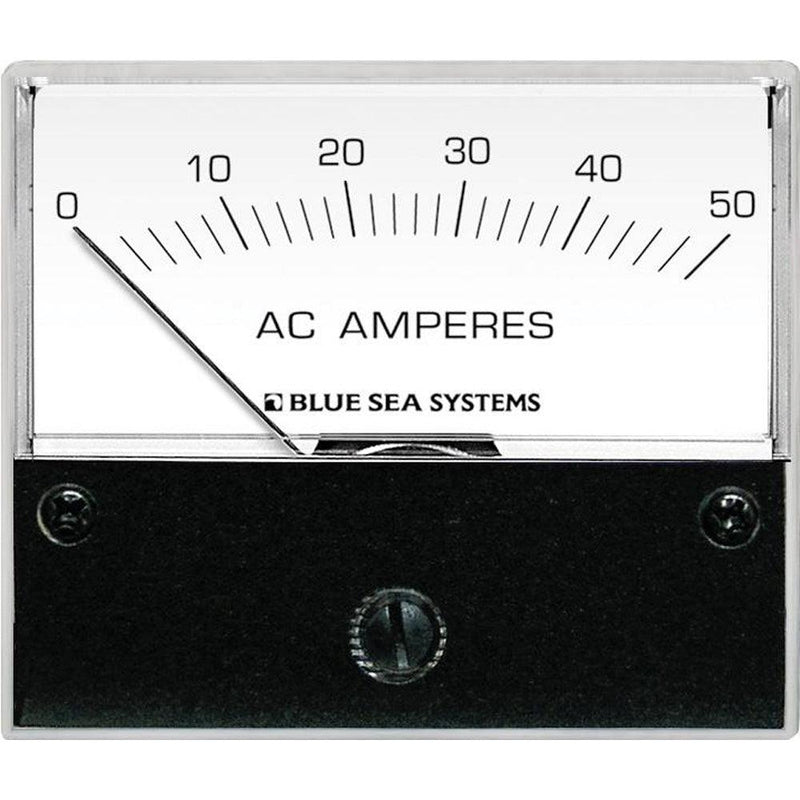 Blue Sea 9630 AC Analog Ammeter 0-50 Amperes AC [9630] - Wholesaler Elite LLC