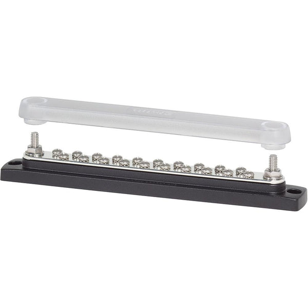 Blue Sea 2312, 150 Ampere Common Busbar 20 x 8-32 Screw Terminal with Cover [2312] - Wholesaler Elite LLC