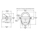 Ritchie HB-845 Helmsman Steel Boat Compass - Bracket Mount - Black [HB-845] - Wholesaler Elite LLC