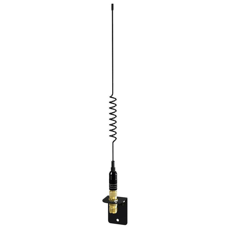 Shakespeare VHF 15in 5216 SS Black Whip Antenna - Bracket Included [5216] - Wholesaler Elite LLC