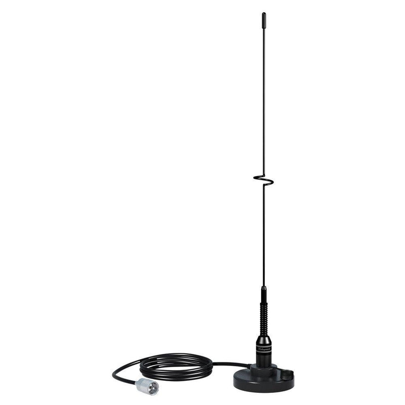 Shakespeare VHF 19" 5218 Black SS Whip Antenna - Magnetic Mount [5218] - Wholesaler Elite LLC