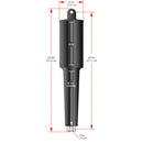 Lenco 102XD Extreme Duty Actuator - 24V - 4-1/4" Stroke - 5/16" Hardware [15067-001] - Wholesaler Elite LLC