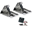 Lenco 16 x 12 heavy duty trim tab kit with tactile switch 12V