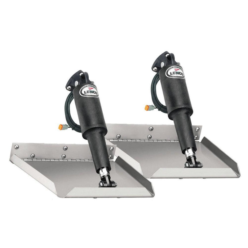 Lenco 9" x 9" Edge Mount Trim Tab Kit without Switch Kit 12V [15013-101] - Wholesaler Elite LLC