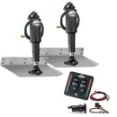 Lenco 9 x 12 standard trim tab kit with LED integrated switch 12V