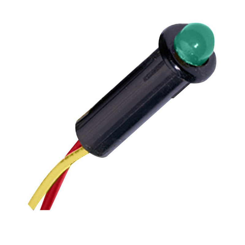 Paneltronics LED Indicator Light - Green - 120 VAC - 1/4" [048-016] - Wholesaler Elite LLC