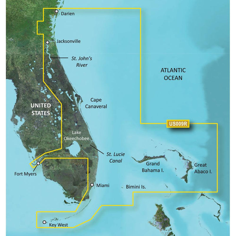 Garmin BlueChart g3 Vision HD - VUS009R - Jacksonville - Key West - microSD/SD [010-C0710-00] - Wholesaler Elite LLC