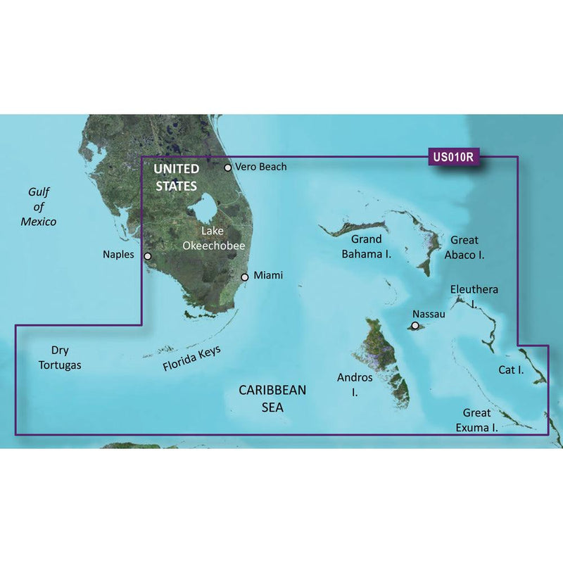 Garmin BlueChart g3 Vision HD - VUS010R - Southeast Florida - microSD/SD [010-C0711-00] - Wholesaler Elite LLC
