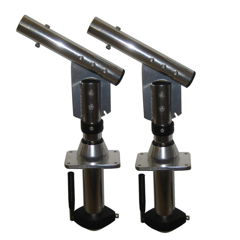 Lee's Sidewinder Bolt-In Outrigger Mounts, Lay-Down Version - Silver(Pair) [SW9300] - Wholesaler Elite LLC