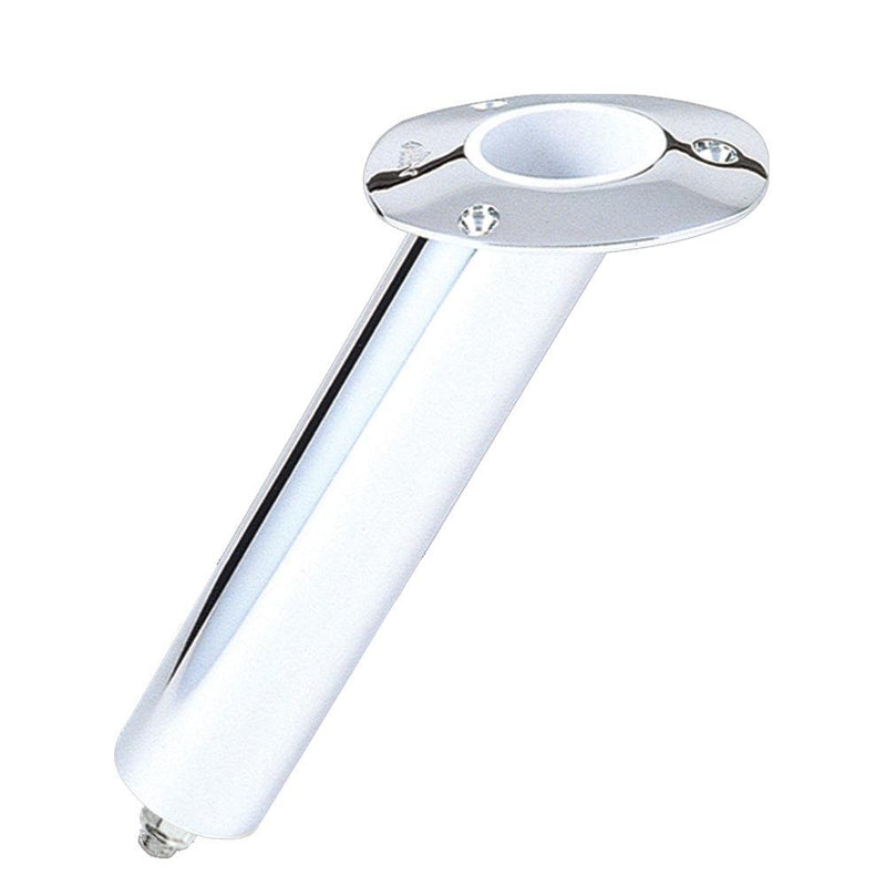 Lee's 30 Degree Stainless Steel Swivel Base Flush Mount Rod Holder 2.25" OD X 14.5" Tube [RH575XL] - Wholesaler Elite LLC
