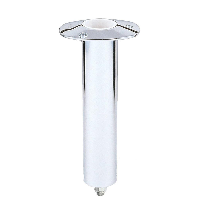 Lee's 0 Degree Stainless Steel Swivel Base Flush Mount Rod Holder - Medium - 2" OD X 6.5" Tube f/ Small Bent Butts [RH5167V] - Wholesaler Elite LLC