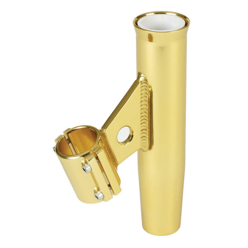Lee's Clamp-On Rod Holder - Gold Aluminum - Vertical Mount - Fits 1.315" O.D. Pipe [RA5002GL] - Wholesaler Elite LLC