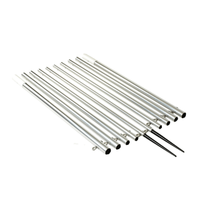 Lee's 19' Extra Strong Bright Silver Outrigger Poles 2" OD [AP3519XS] - Wholesaler Elite LLC