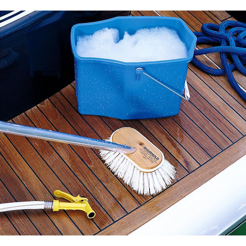 Shurhold 6" Polypropylene Stiff Bristle Deck Brush [950] - Wholesaler Elite LLC