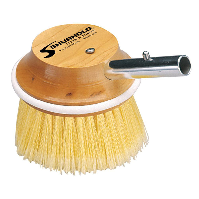 Shurhold 5" Round Polystyrene Soft Brush f/ Windows, Hulls, & Wheels [50] - Wholesaler Elite LLC