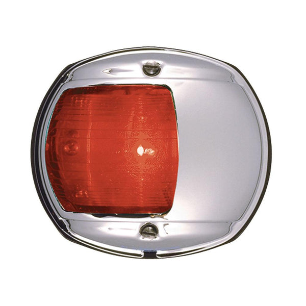 Perko LED Side Light - Red - 12V - Chrome Plated Housing [0170MP0DP3] - Wholesaler Elite LLC