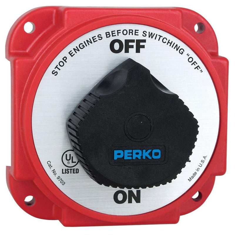 Perko 9703DP Heavy Duty Battery Disconnect Switch w/ Alternator Field Disconnect [9703DP] - Wholesaler Elite LLC