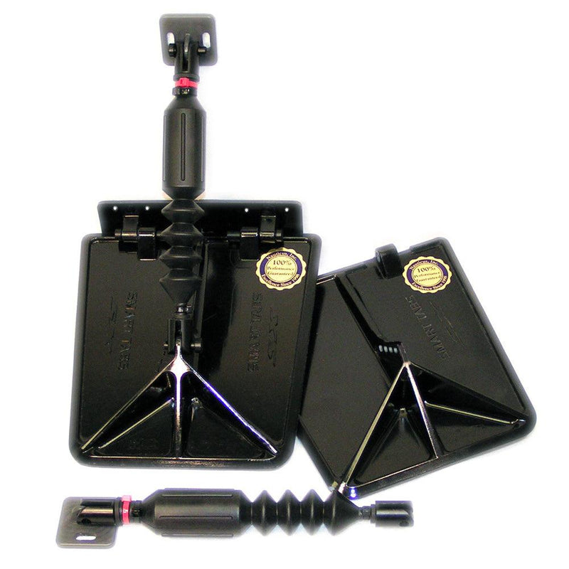 Nauticus SX9510-60 Smart Tab SX Composite Trim Tabs 9.5 x 10 - f/15-18 Boat w/60 - 135HP - Black [SX9510-60] - Wholesaler Elite LLC