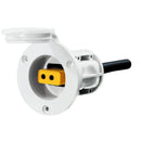 Cannon white flush mount power port