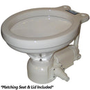 Raritan Sea Era Electric Toilet - Household Style - Integral Pump - Straight 90 Discharge - 12v [160HI012] - Wholesaler Elite LLC