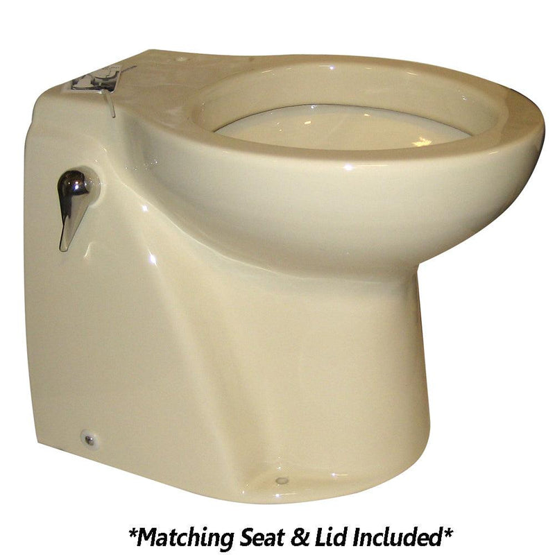 Raritan Atlantes Freedom w/Vortex-Vac - Household Style - Bone - Remote Intake Pump - Smart Toilet Control - 12v [AVHAR01203] - Wholesaler Elite LLC