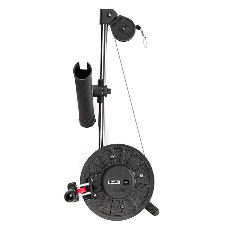 Scotty 1091 Telescoping 60" Longarm Combo Manual Downrigger w/ Swivel Base [1091] - Wholesaler Elite LLC