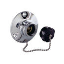 Perko water inlet fitting with plug