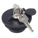 Perko Fuel System Locking Cap f/ 1-1/2" Non-Vented Fills - 0520 / 0527 / 0528 / 0557 / 0599 / 1270 [1324DP1BLK] - Wholesaler Elite LLC