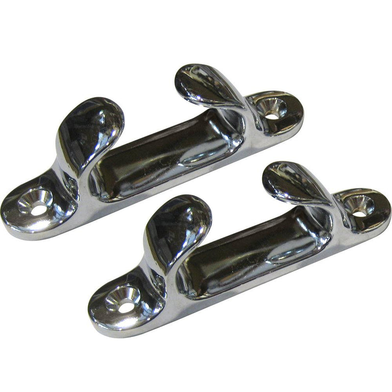 Perko 4" Straight Chock - Chrome Plated Zinc [1230DP0CHR] - Wholesaler Elite LLC