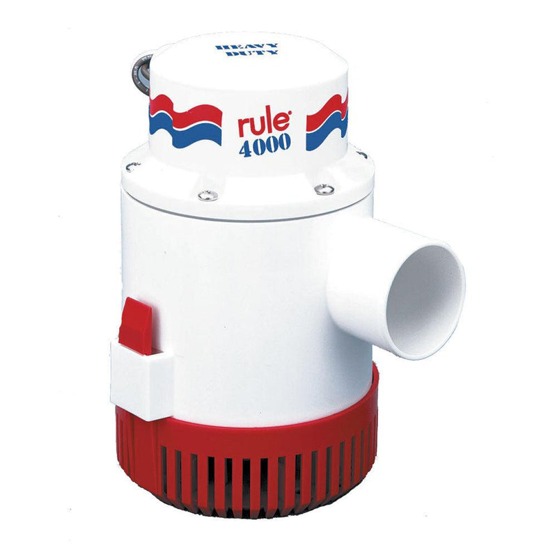 Rule 4000 Non-Automatic Bilge Pump - 12V [56D] - Wholesaler Elite LLC