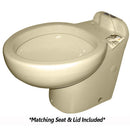 Raritan Marine Elegance bone remote intake push button toilet