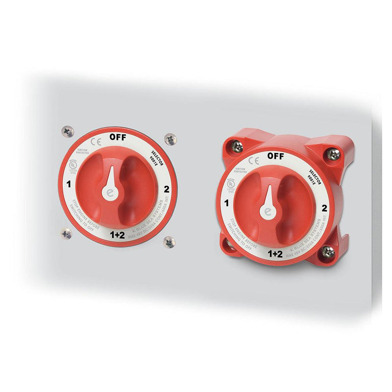 Blue Sea 11001 e-Series Battery Switch w/Alternator Field Disconnect - 3-Position [11001] - Wholesaler Elite LLC