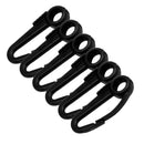 Scotty black nylon snap hook 6 pack