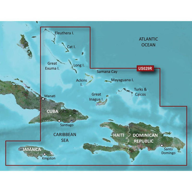 Garmin BlueChart g3 HD - HXUS029R - Southern Bahamas - microSD/SD [010-C0730-20] - Wholesaler Elite LLC