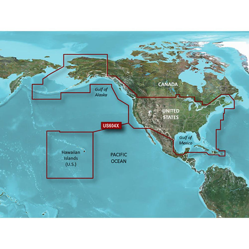 Garmin BlueChart g3 HD - HXUS604x - US All Canadian West - microSD/SD [010-C1018-20] - Wholesaler Elite LLC