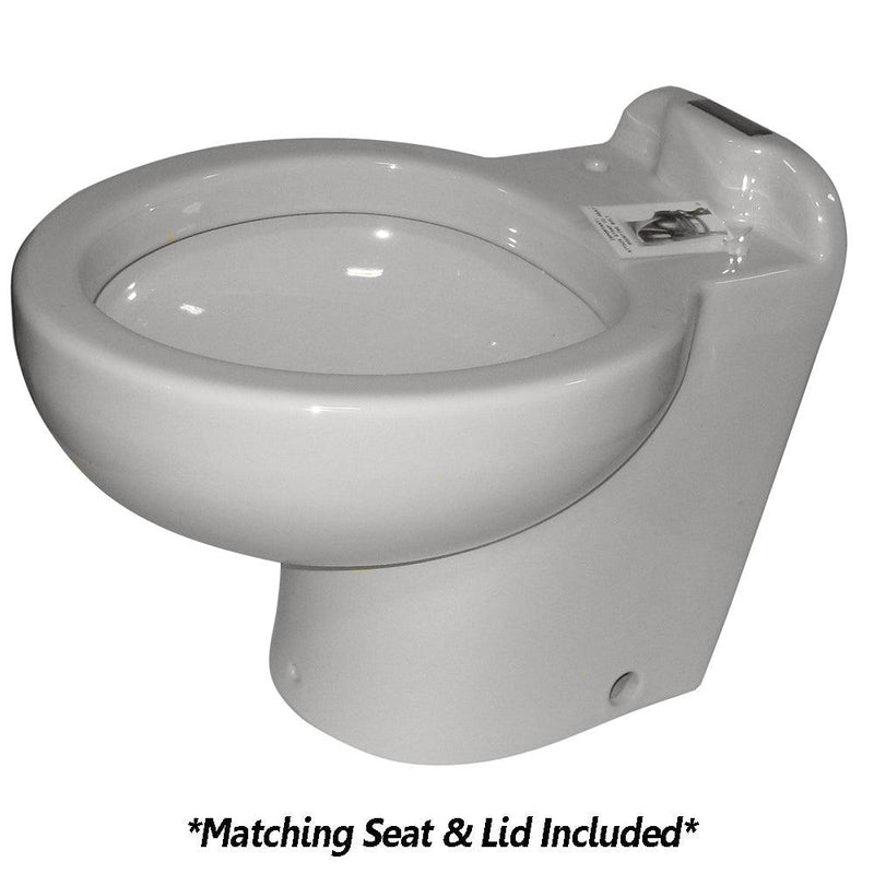 Raritan Marine Elegance - Household Style - White - Fresh or Saltwater - Smart Toilet Control - 12v [220HS012] - Wholesaler Elite LLC