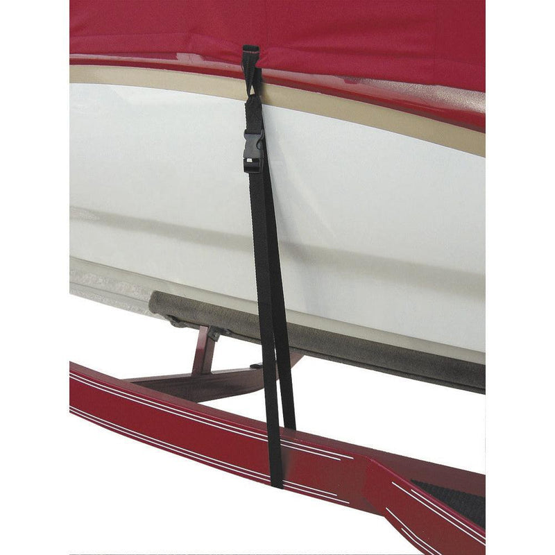 BoatBuckle Snap-Lock Boat Cover Tie-Downs - 1" x 4' - 6-Pack [F14264] - Wholesaler Elite LLC