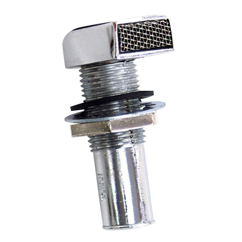 Whitecap Fuel Vent - Rectangular Head, Straight, 9/16" Hose [S-7031C] - Wholesaler Elite LLC