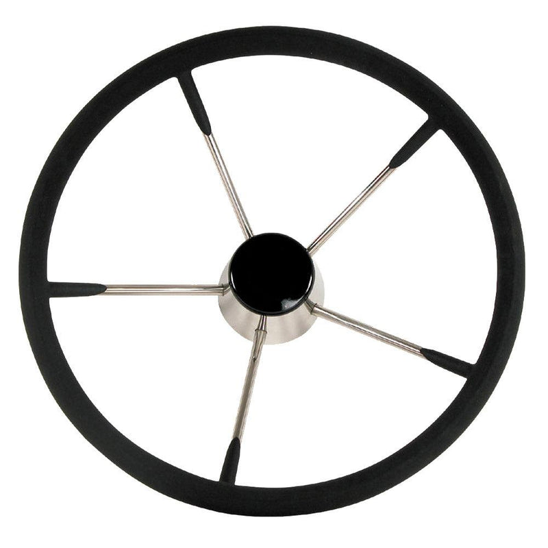 Whitecap Destroyer Steering Wheel - Black Foam - 13-1/2" Diameter [S-9003B] - Wholesaler Elite LLC