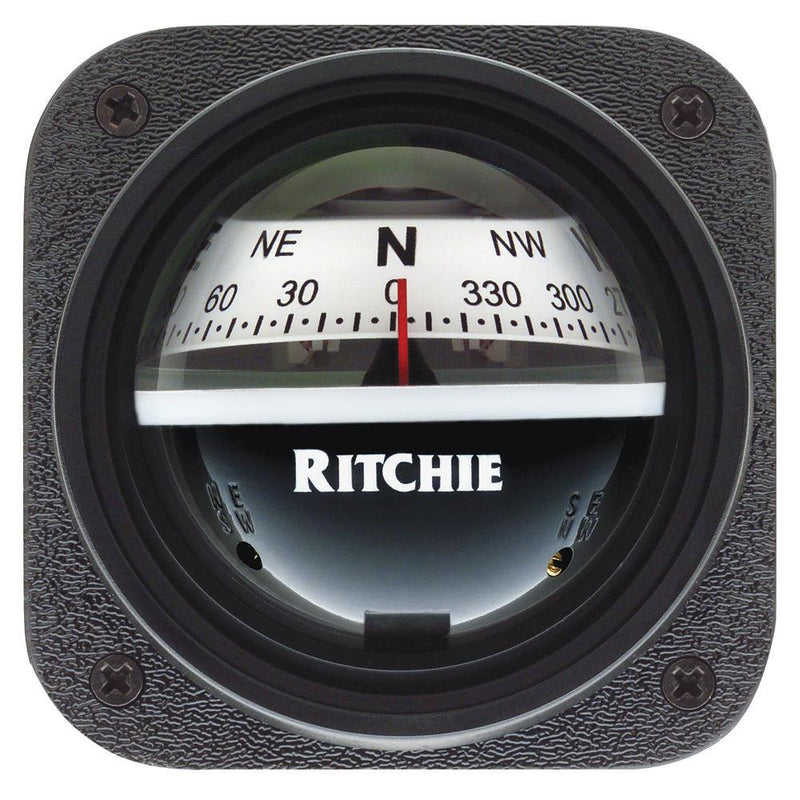 Ritchie V-527 Kayak Compass - Bulkhead Mount - White Dial [V-527] - Wholesaler Elite LLC