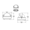 Ritchie S-53W Explorer Compass - Surface Mount - White [S-53W] - Wholesaler Elite LLC