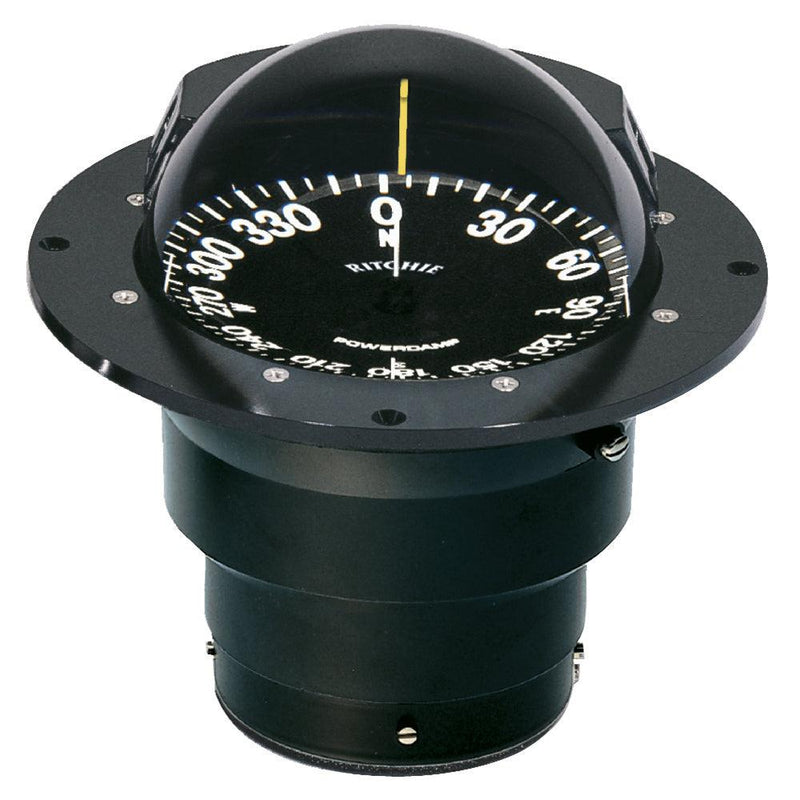 Ritchie FB-500 Globemaster Compass - Flush Mount - Black - 12V - 5 Degree Card [FB-500] - Wholesaler Elite LLC