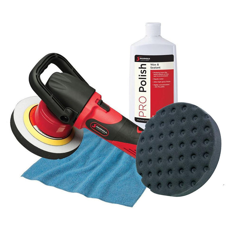 Shurhold Dual Action Polisher Start Kit w/Pro Polish, Pad & MicroFiber Towel [3101] - Wholesaler Elite LLC