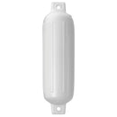 Polyform G-1 white twin eye fender 3.5 x 12.8 inch