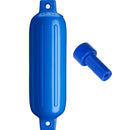 Polyform G-3 blue twin eye fender with adapter 5.5 x 19 inch