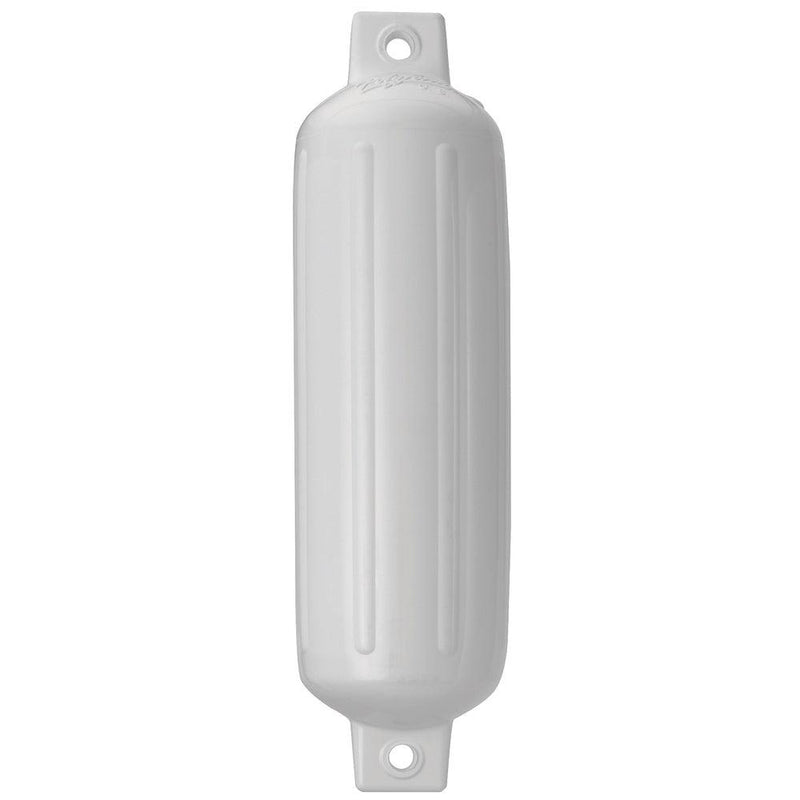 Polyform G-4 Twin Eye Fender 6.5" x 22" White [G-4-WHITEWO] - Wholesaler Elite LLC