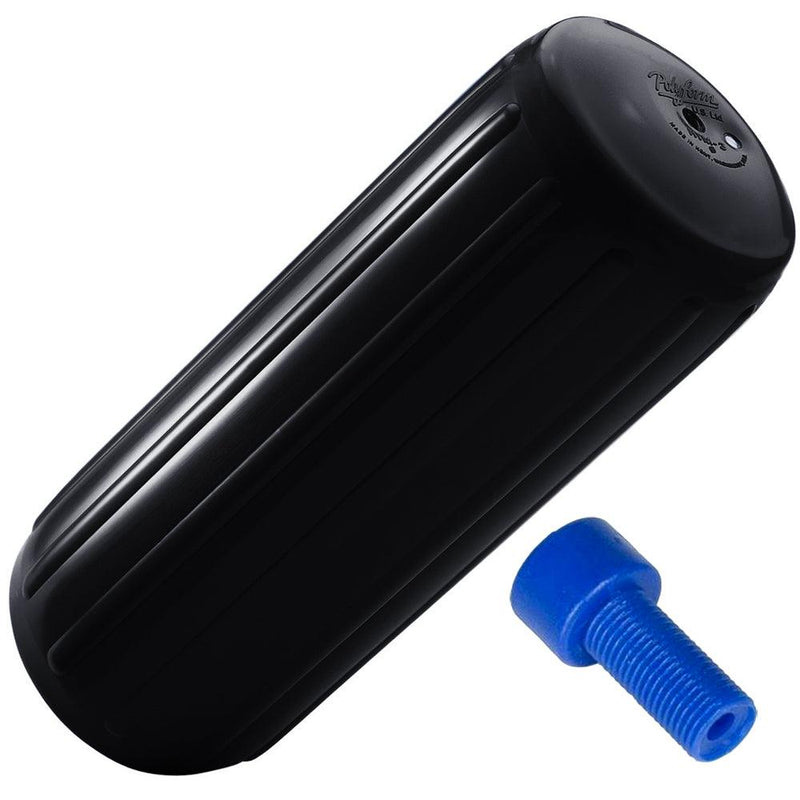 Polyform HTM-2 Fender 8.5" x 20.5" - Black w/Adapter [HTM-2-BLACK] - Wholesaler Elite LLC
