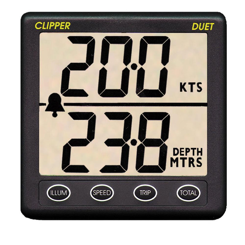 Clipper Duet Instrument Depth Speed Log w/Transducer [CL-DS] - Wholesaler Elite LLC