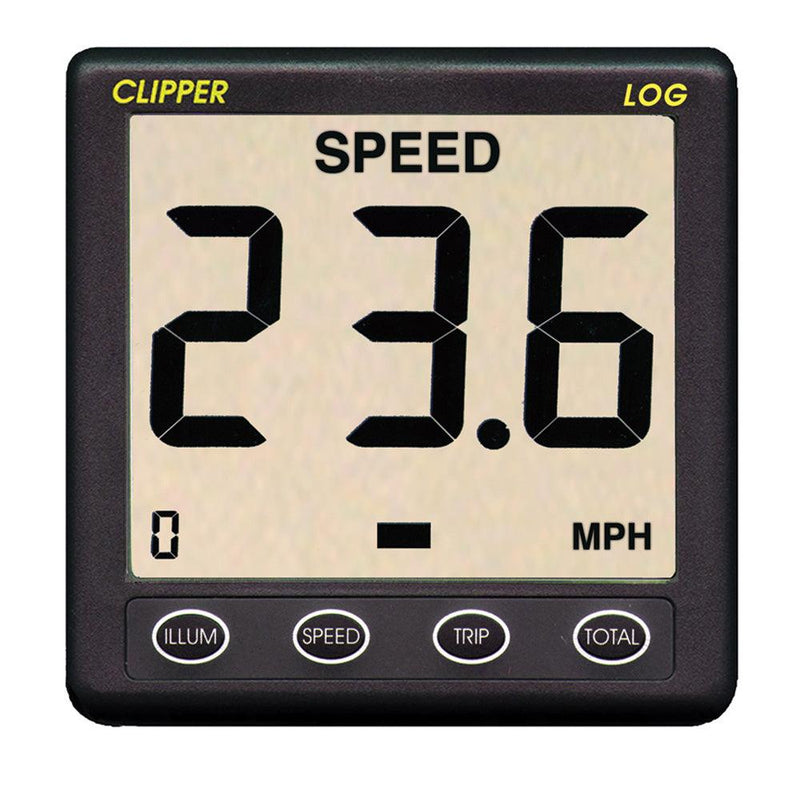 Clipper Speed Log Instrument w/Transducer & Cover [CL-S] - Wholesaler Elite LLC
